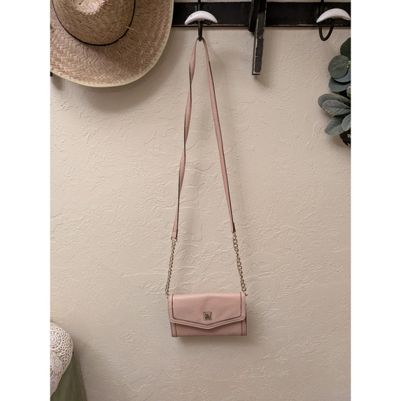 KROSSLON Rose Gold Textured Clutch Wallet Wristlet Card Holder Organizer - Picture 12 of 16